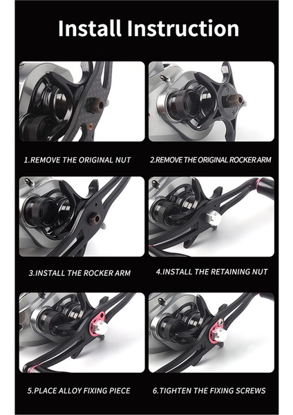 Balıkçılık Makarası Sapı Alüminyum Alaşımlı Çift Salıncaklı Balıkçılık Makarası Salıncaklı Genişletilmiş Salıncaklı Renk No. 1 (Yurt Dışından) fiyatları