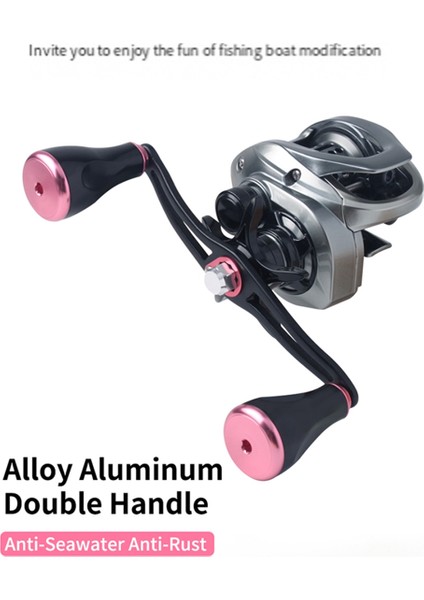 Balıkçılık Makarası Sapı Alüminyum Alaşımlı Çift Salıncaklı Balıkçılık Makarası Salıncaklı Genişletilmiş Salıncaklı Renk No. 1 (Yurt Dışından) modelleri