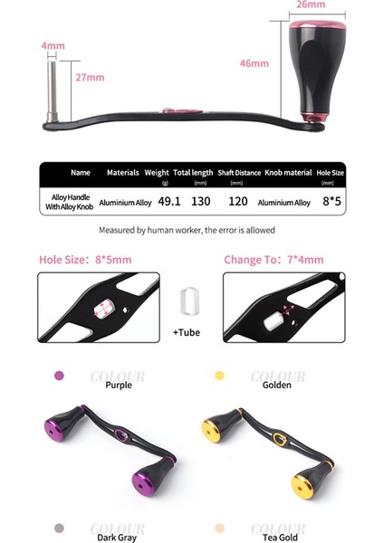 Balıkçılık Makarası Sapı Alüminyum Alaşımlı Çift Salıncaklı Balıkçılık Makarası Salıncaklı Genişletilmiş Salıncaklı Renk No. 1 (Yurt Dışından) fırsatları