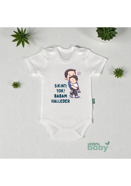 Babaya Özel Bebek Body & Zıbın Sıkıntı Yok Babam Halleder