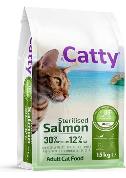 Somonlu Kısırlaştırılmış Yetişkin Kedi Maması 15 kg