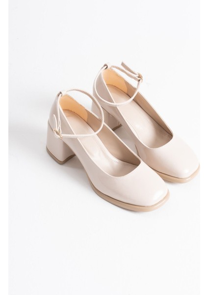 Sansa Bej Rugan Kadın Topuklu Ayakkabı fiyatları