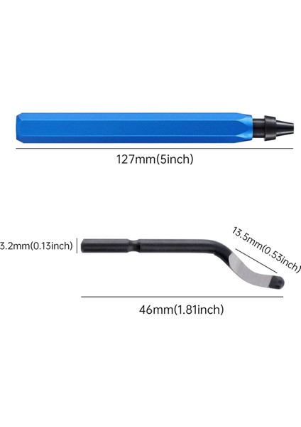 Adet Çapak Alma Aleti + 10 Adet BS1010 Yüksek Hızlı Çelik Bıçaklar Metal Reçine Pvc Borular Bakır Plastik 3D Baskılı Kenarlar Için (Yurt Dışından) fiyatları
