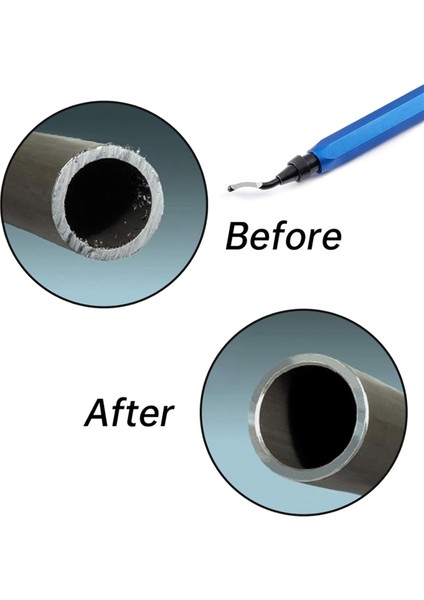 Adet Çapak Alma Aleti + 10 Adet BS1010 Yüksek Hızlı Çelik Bıçaklar Metal Reçine Pvc Borular Bakır Plastik 3D Baskılı Kenarlar Için (Yurt Dışından) fırsatları