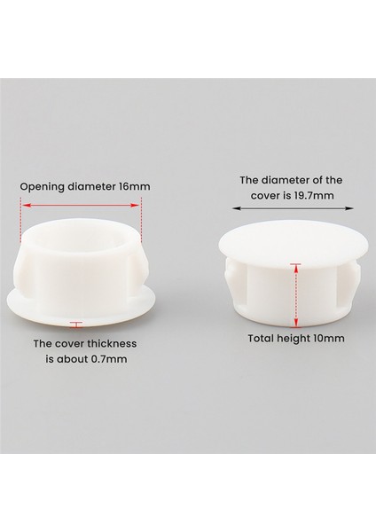 Boyutta Plastik Delik Tıkacı Çeşitleri Gömme Tip Geçmeli Kilitli Boru Delik Tıkacı Mobilya Direği Boru Ek Parçası Uç Kapağı (Yurt Dışından) fırsatları
