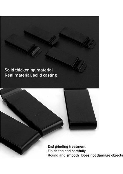 20 Adet Metal Kemer Klipsi Tokası Yaylı Kanca Kemer Klipsi 20 Çift Perçinli Kemer Çantası Deri Dıy (Siyah) (Yurt Dışından) fırsatları