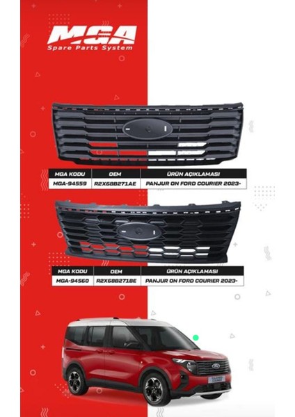 Ford Courier Ön Panjur Siyah 2023- fiyatları