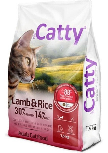 Kuzulu ve Pirinçli Yetişkin Kedi Maması 1,5 kg