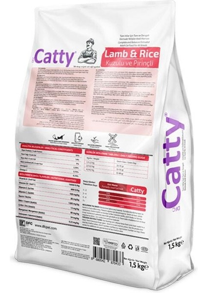 Kuzulu ve Pirinçli Yetişkin Kedi Maması 1,5 kg fiyatları