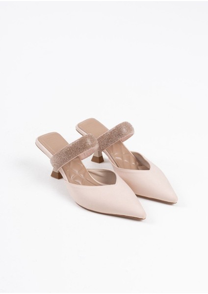 Nina Topuklu Bej Kadın Terlik fiyatları