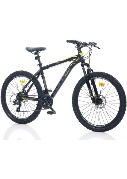 Felix 2.0 Erkek Dağ Bisikleti 381H Md 26 Jant 24 Vites Siyah Sarı Gri