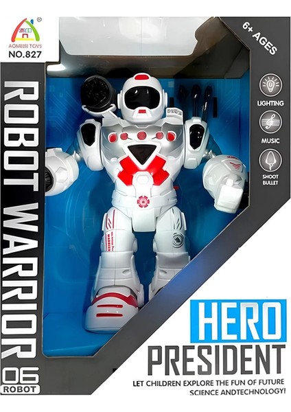 Hareketli Işıklı ve Sesli Ok Atan Oyuncak Robot fırsatları