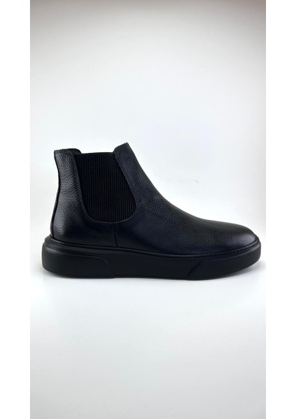 Premium Kalite Hakiki Deri Erkek Chelsea Kışlık Bot -Ultra Konfor Eva Taban