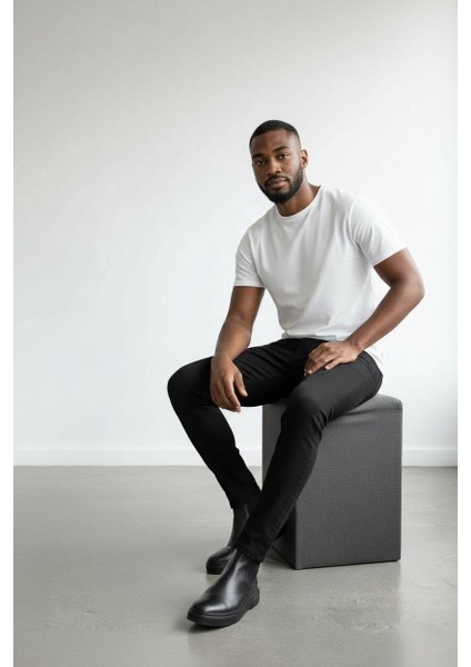 Premium Kalite Hakiki Deri Erkek Chelsea Kışlık Bot -Ultra Konfor Eva Taban indirimleri