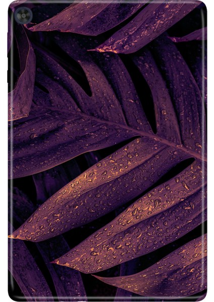 Huawei Matepad T10S-4 10.1" Kılıf Tablet Için Desenli Silikon Kapak - Yağmur Yansıması