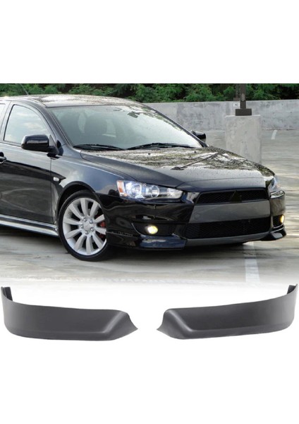Mitsubişhi Lancer Evo 10 2008-2015 Boyasız Plastik Ön Flap
