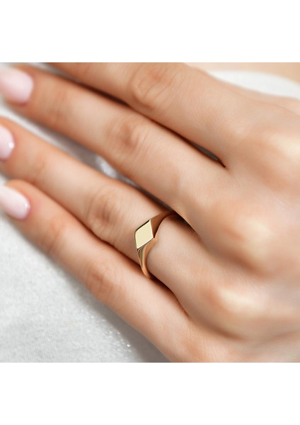 14 Ayar Altın Baklava Model Yüzük fiyatları