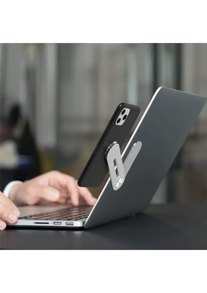 Ability Metal Ayarlanabilir Laptop ve Monitör Yanı Manyetik Telefon Tutucu Mıknatıslı Stand 3m Yapışkanlı ve Telefon Için Mıknatıs Lyt-01 fırsatları