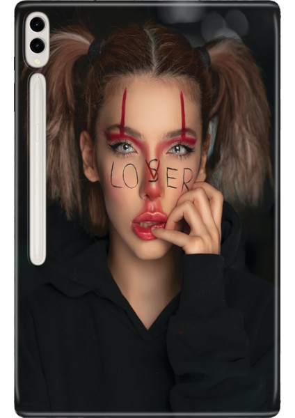 Samsung Galaxy Tab S8 Ultra SM-X900 14.6" Kılıf Tablet Için Desenli Silikon Kapak - Loverloser