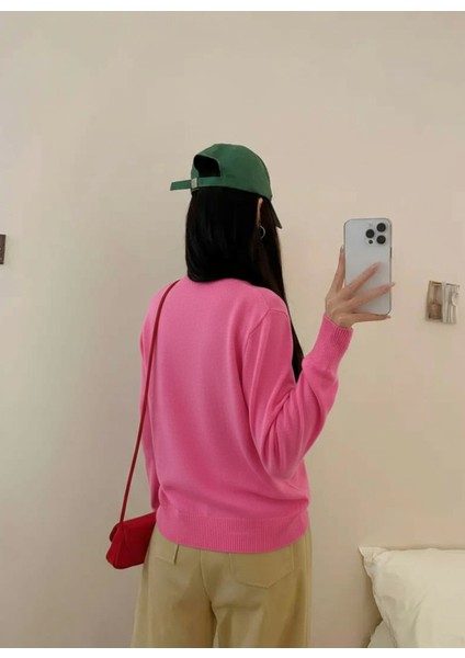 Kadın Renkli Dügmeli Triko Hırka fırsatları