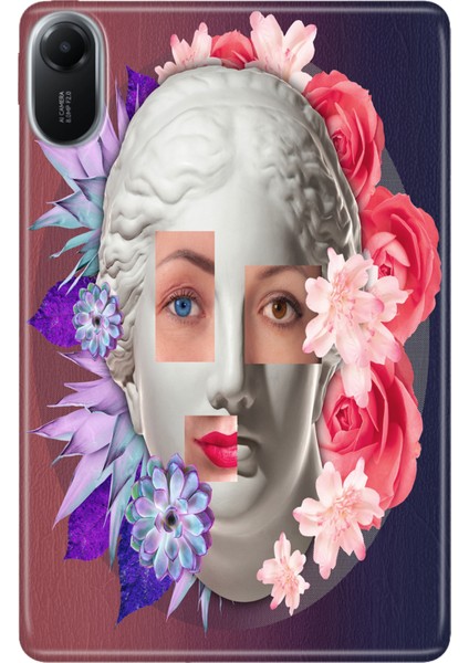 Xiaomi Redmi Pad 2 11" Kılıf Tablet Için Desenli Silikon Kapak - Kreatif Yüz