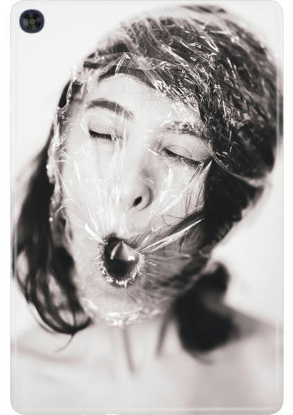 Huawei Matepad T10S-4 10.1" Kılıf Tablet Için Desenli Silikon Kapak - Nefessiz