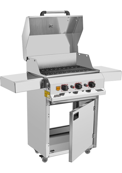 Tüplü (Lpg) Profesyonel Bahçe Balok Tipi Döküm Barbekü - R134 fiyatları