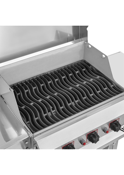 Tüplü (Lpg) Profesyonel Bahçe Balok Tipi Döküm Barbekü - R134 fırsatları