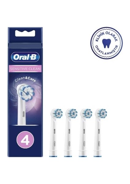 D103 Vitality Pro Şarjlı Elektrikli Diş Fırçası - Sensitive Clean, Yumuşak Uçlu 4'lü Yedek Başlık fırsatları