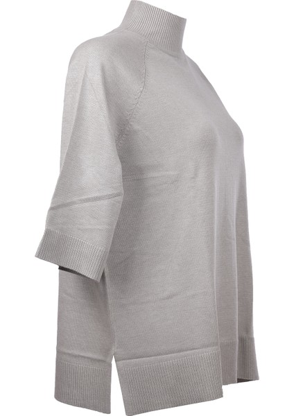 Oversize 3/4 Kol Minimalist Kadın Kazak - Günlük Şıklık modelleri