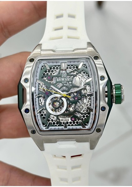 Silikon Kordon Otomatik Erkek Kol Saati Su Geçirmez 2 Yıl Garantili fırsatları