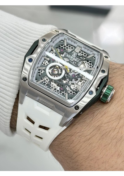 Silikon Kordon Otomatik Erkek Kol Saati Su Geçirmez 2 Yıl Garantili indirimleri