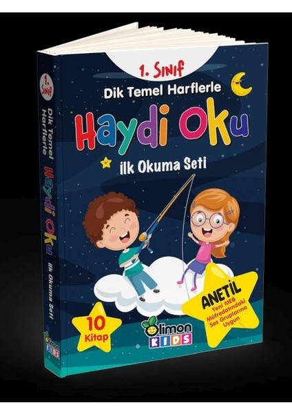 1. Sınıf Dik Temel Hartflerle Haydi Oku Ilk Okuma Seti Anetil