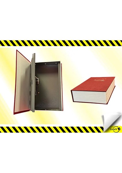 LR-SBB Kitap Görünümlü Şifreli Kasa Kumbara-Kırmızı fiyatları