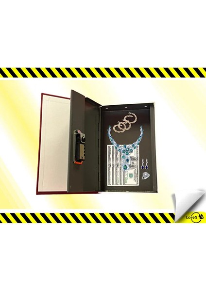 LR-SBB Kitap Görünümlü Şifreli Kasa Kumbara-Kırmızı fırsatları