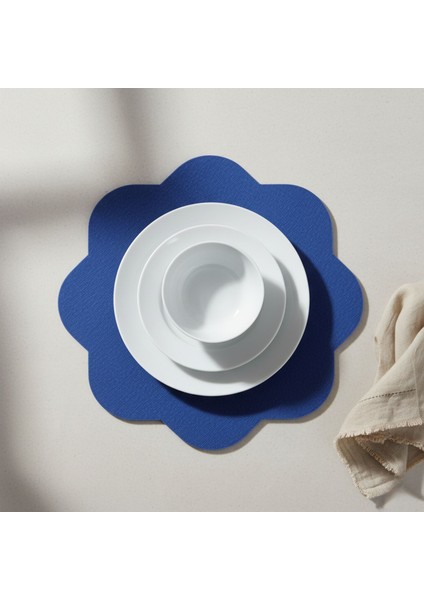 2 Adet Keçe Amerikan Servis-Kolay Silinebilir SUPLA-33X33 Cm-Sekizgen Çiçek Desenli indirimleri