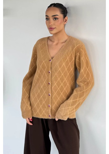 Kadın Yumoş Iplik Sakallı Triko Hırka (S-M-L-Xl Uyumludur) P-00018065 fiyatları