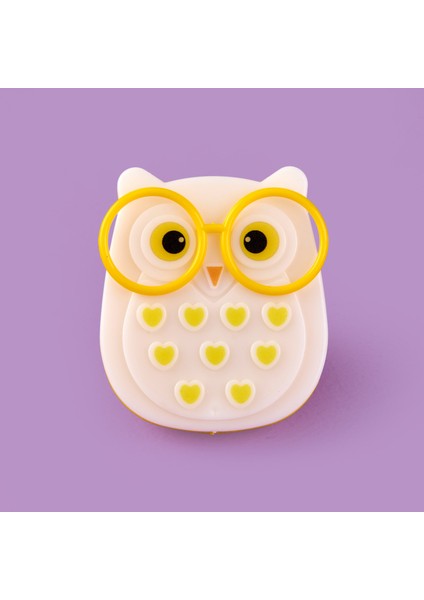 Baykuş LED Gece Lambası - Sarı / Beyaz