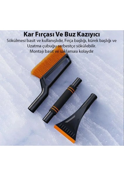 Uzayabilir Kar Buz Temizleme Fırçası Çizmeyen Nano Yapı Araç Temizleme Fırçası indirimleri