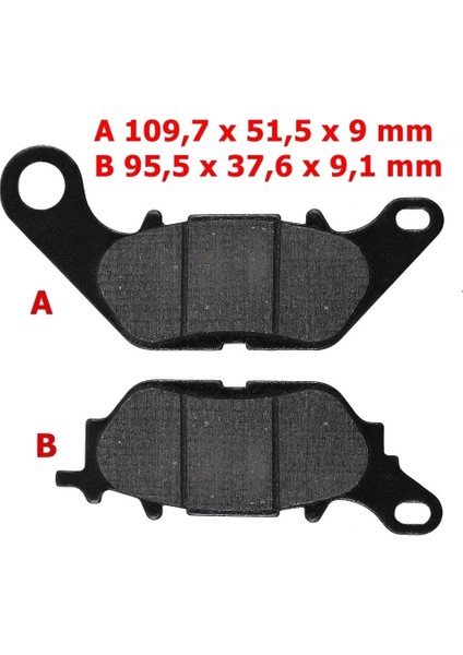 Tvs Jupiter 125 E5 Ön Fren Disk Balatası K6321900 fiyatları