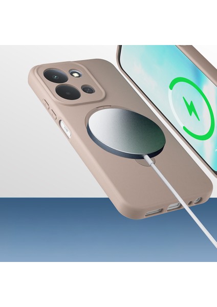 Xiaomi Redmi 15C Kılıf M-Safe Şarj Özellikli Standlı Zore Samara Kapak + Temperli Cam Ekran Koruyucu fırsatları