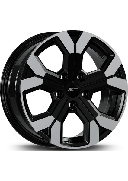 5*114.3*17*6.5 ET40 CH66.6 17260 Black Lip Damond