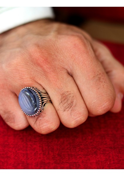 Yemen Akik Taşlı Başak Desenli 925 Ayar Gümüş Erkek Yüzük 201024786 fiyatları