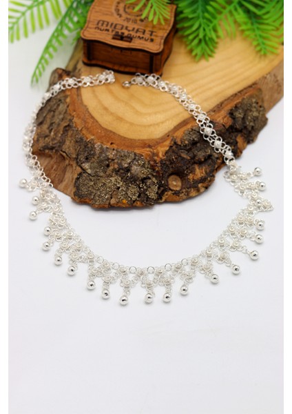 Tam 2 Sıralı Toplu Kişniş Model Telkari 925 Ayar Gümüş Gerdanlık 201024780 fırsatları