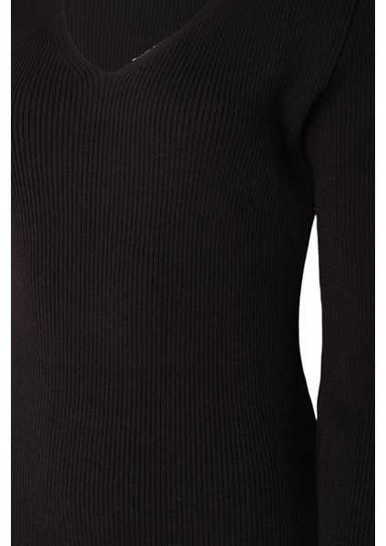 Kadın Triko Yumuşak Elbise