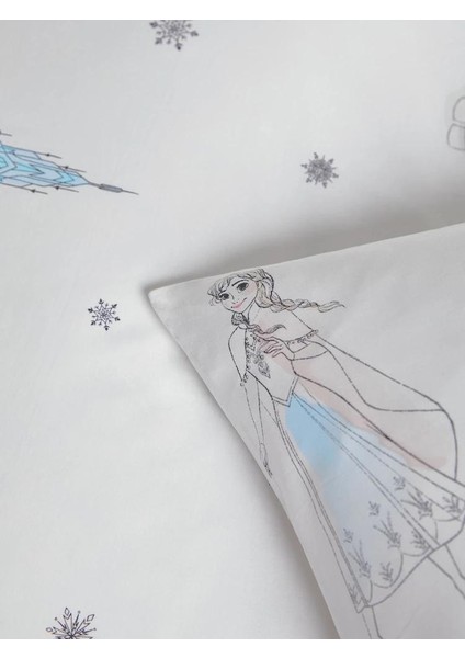 Lisanslı Elsa Desenli % 100 Pamuk Kumaş 1 Adet Yastık Kılıfı 50X70 cm modelleri