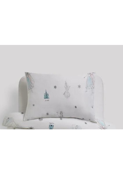 Lisanslı Elsa Desenli % 100 Pamuk Kumaş 1 Adet Yastık Kılıfı 50X70 cm fırsatları