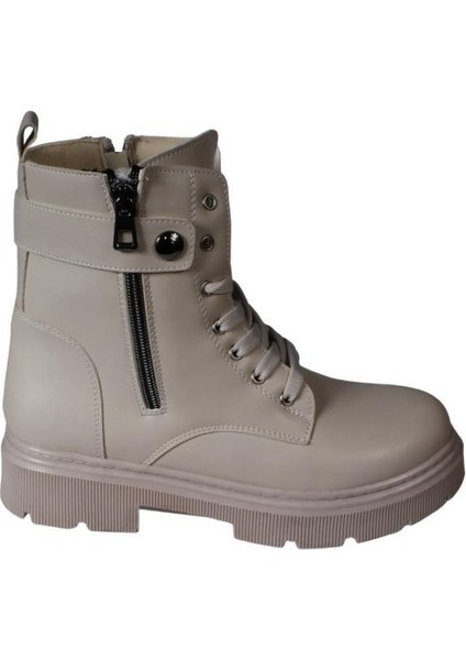 Yazkış Kadın Siyah Ten Cilt Yandan Fermuarlı 15CM Bilek Boyu 4cm Kalın Taban Termo Taban Postal Bot fiyatları