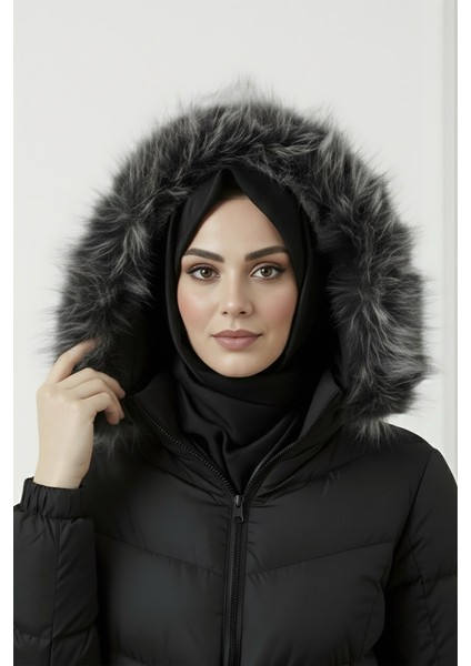 Kadın Kapüşonlu Kemerli Şişme Mont fırsatları