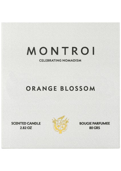 Orange Blossom Travel Candle Lüks Seyahat Mum, Ferahlatıcı Narenciye Kokusu fırsatları